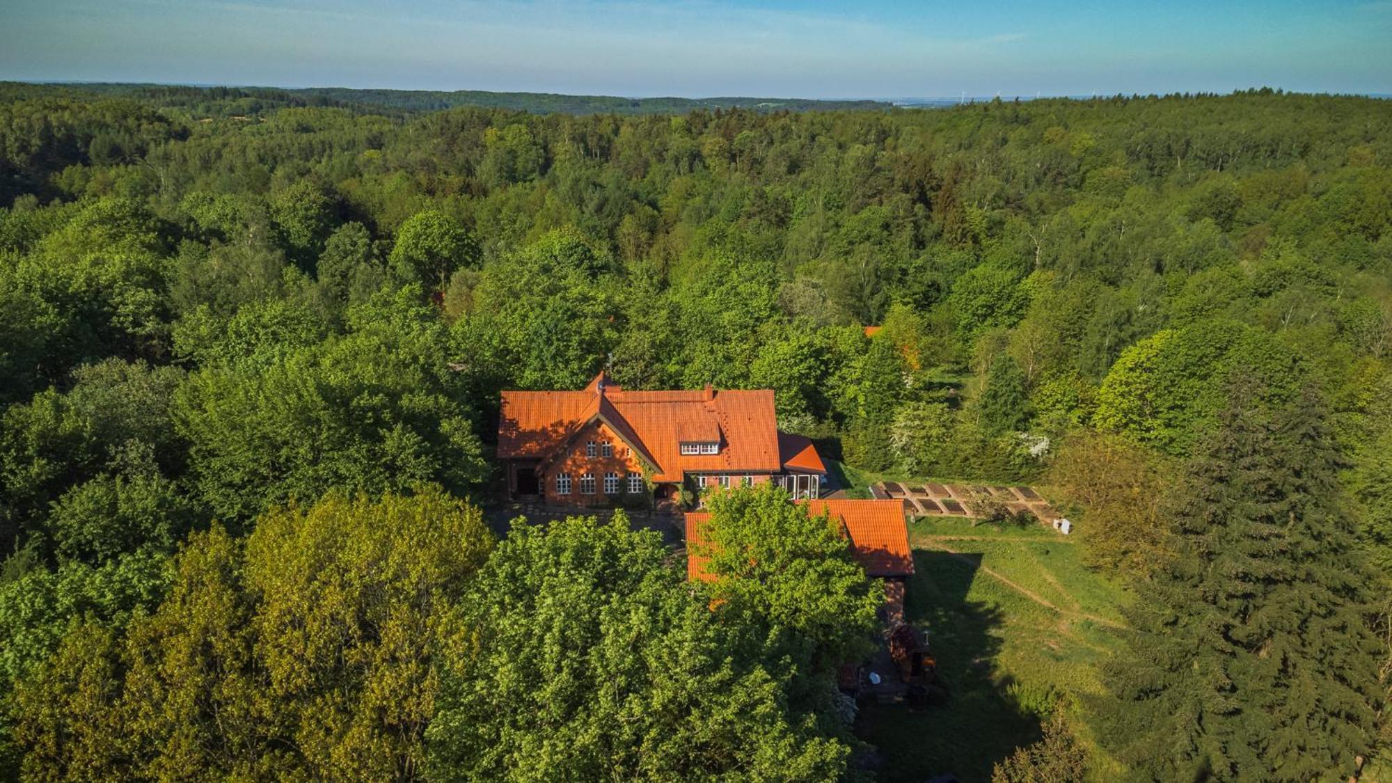 Dom Goscinny Stara Szkola Wysoka Wieś Exterior foto